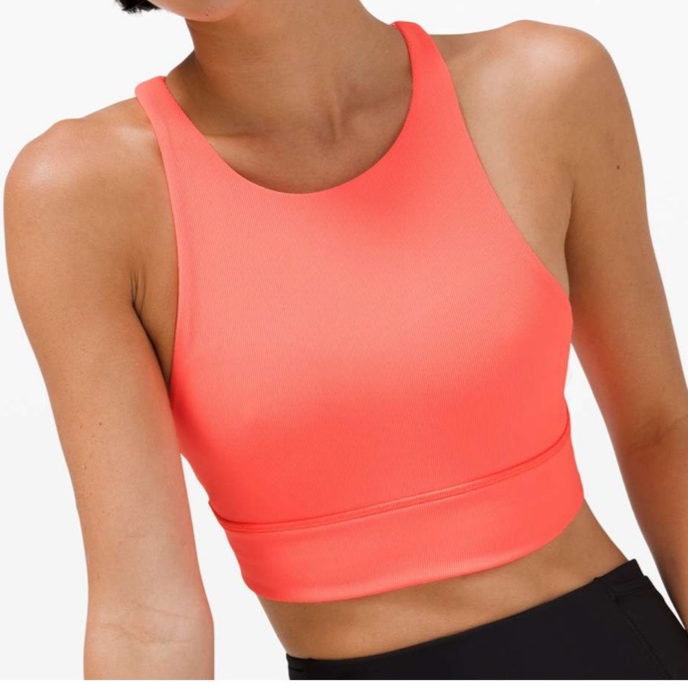 lululemon athletica Coral High-Neck Sports Bra